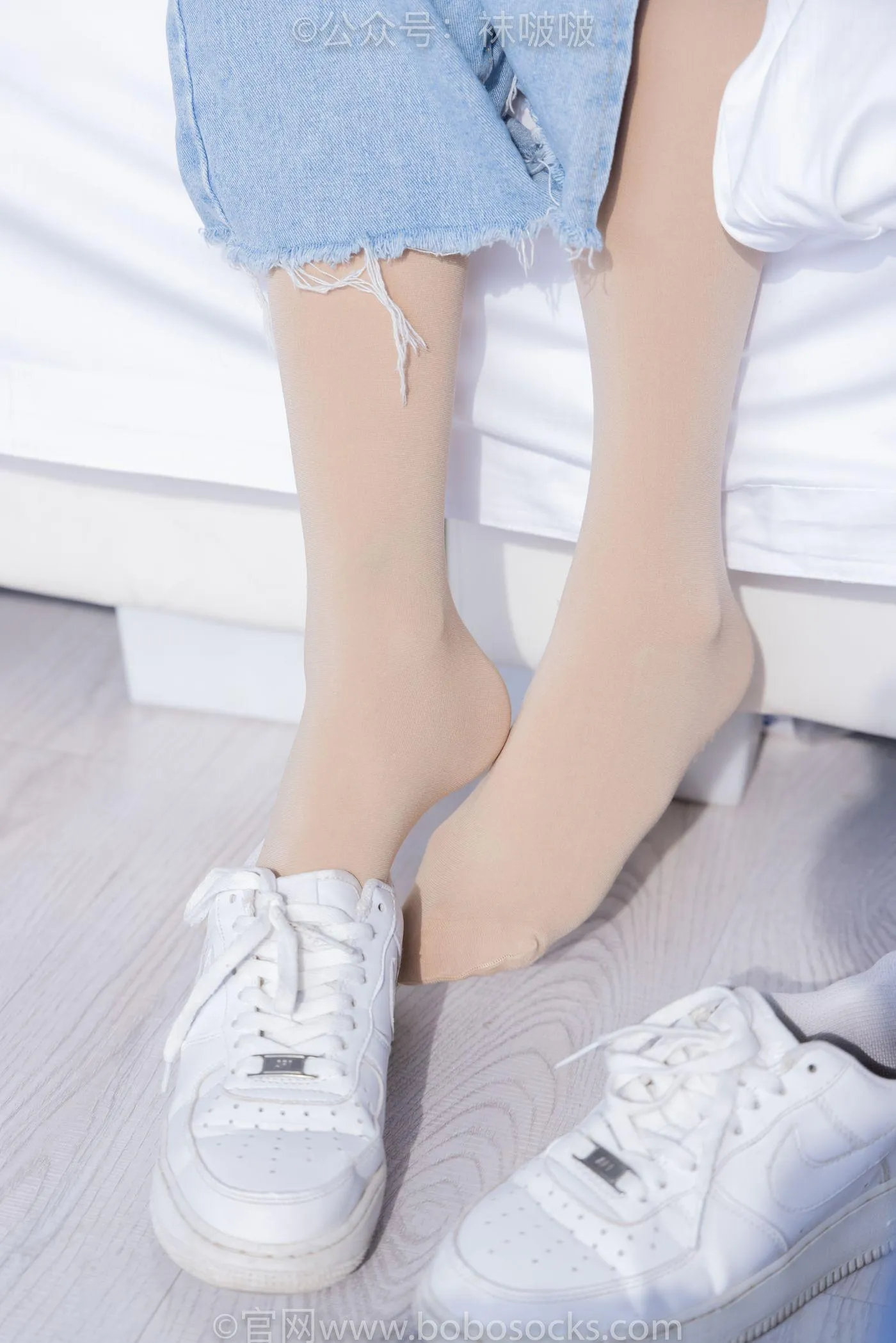 [BoBoSocks袜啵啵]NO.034 瑶瑶-空军一号板鞋、特旧厚肉丝 [131P]插图5